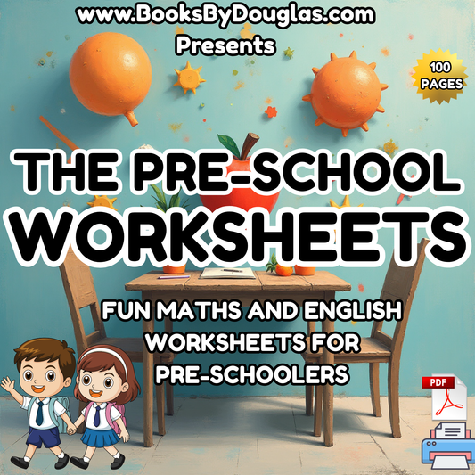 The Ultimate Preschool Workbook | Printable PDF Learning Pack for Kids – Fun Maths, Alphabet & Tracing Activities | Books By Douglas