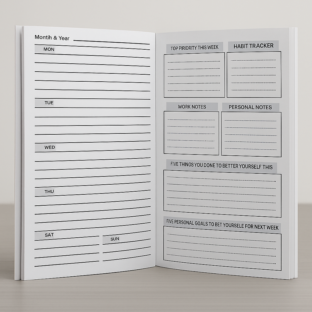 Fall Back In Love With Yourself (Undated Planner / Journal): Plan Your Future with Purpose, Reflection & Self-Love [ HARDBACK EDITION ]